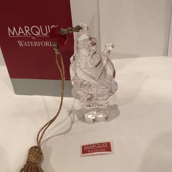 Marquis By Waterford Crystal Santa Claus 3” 4th In Series Ornament - Picture 6 of 8